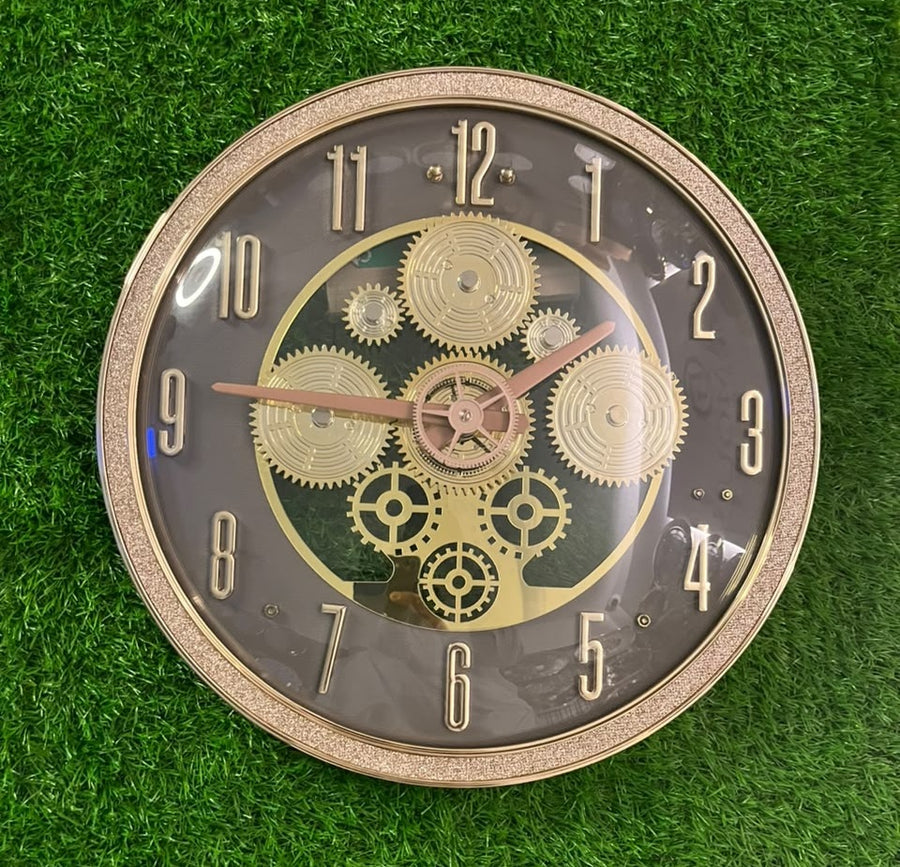 Luxury Gear Decorative Wall Clock