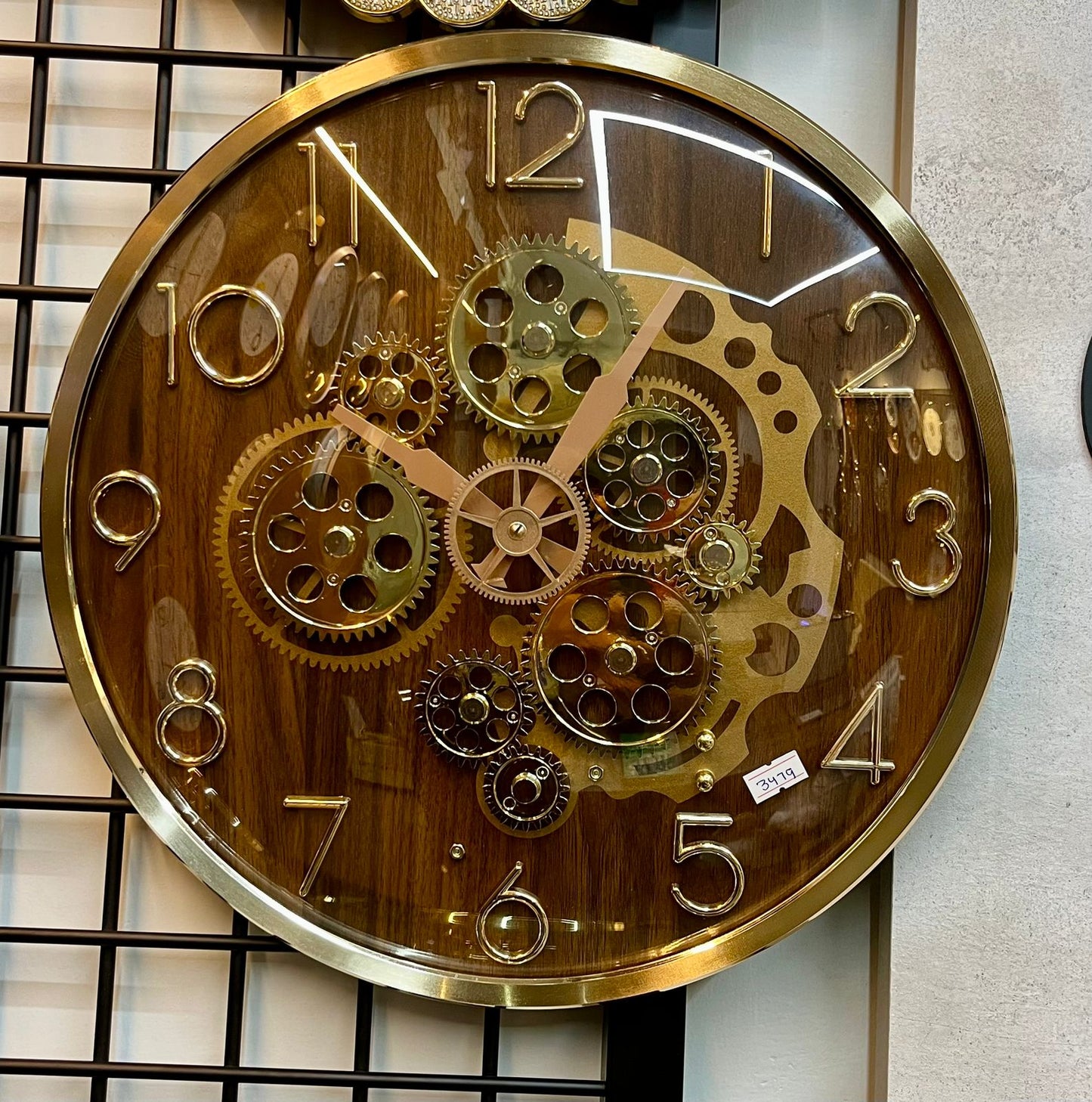 Category 11- Modern Skeleton Moving Gear Wall Clock | Transparent Casing