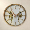 A striking Modern Skeletal Wall Clock