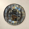 Modern Skeleton Moving-Gear Clear Wall Clock