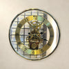 Modern Skeleton Moving-Gear Clear Wall Clock