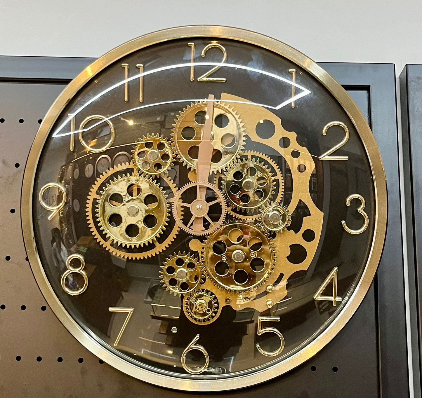 Category 11- Modern Skeleton Moving Gear Wall Clock | Transparent Casing