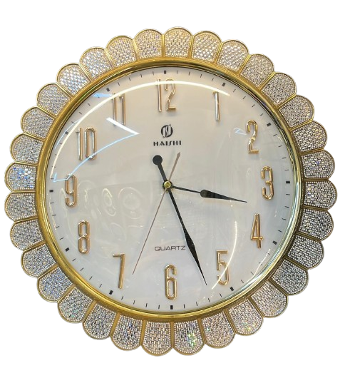 Category 3 - Luxurious Crystal Sunburst Quartz Wall Clock – 16" Elegant Decor