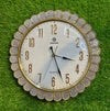 Luxurious Crystal Sunburst Quartz Wall Clock – 16" Elegant Decor
