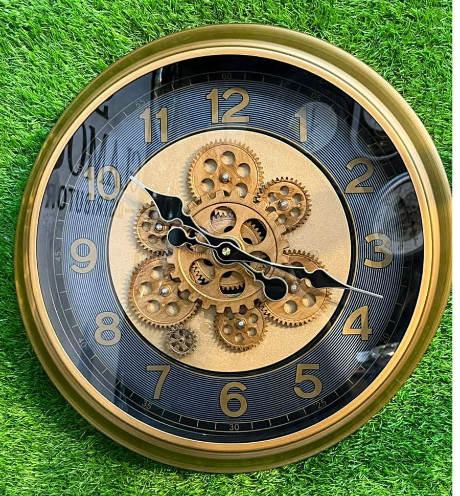 Vintage Steampunk Gear Wall Clock