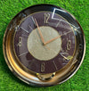Luxury Modern Pendulum Wall Clock – Premium Metallic Frame with Textured Dial